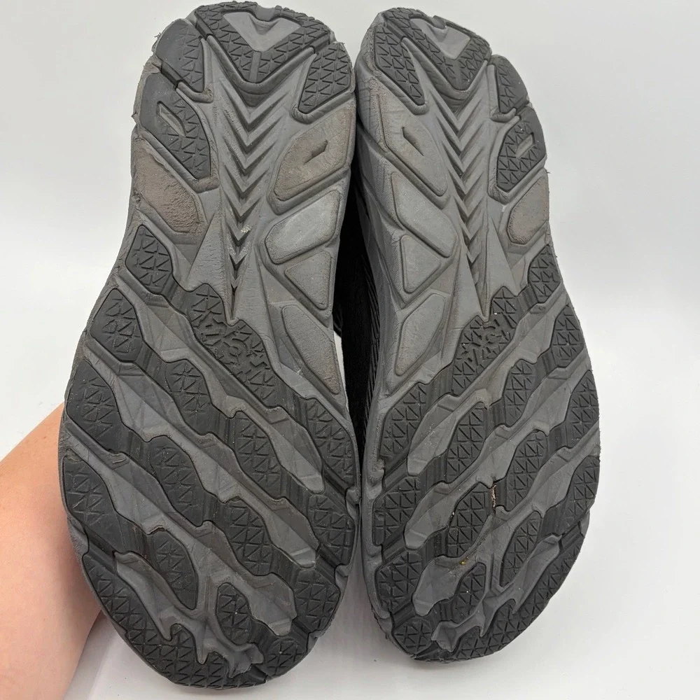 Hoka One One Clifton 8 Men's Size 13 Black Gray Running Shoes